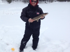 Ontario pike ice fishing