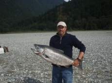 Un bel Salmone di 15 Kg