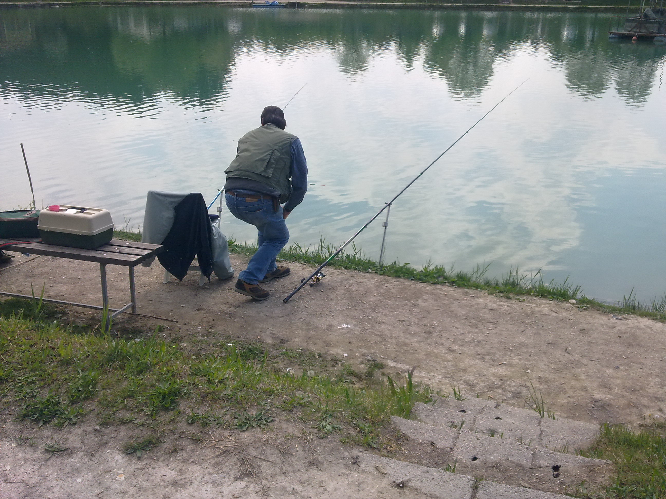 pesca in laghetto