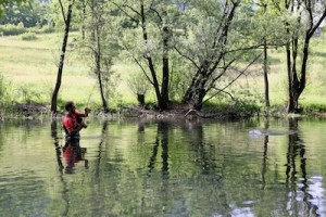 Pesca a mosca, si ringrazia Matteo per averci concesso la foto.